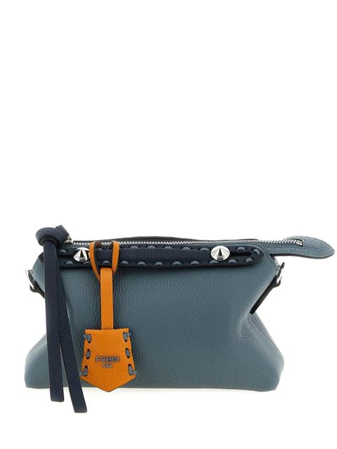 FENDI mini By The Way Selleria stitching studed leather tote bag - Blue - zdjęcie produktu nr 1