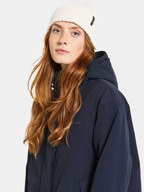 Didriksons czapka bawełniana LAKEN kolor beżowy 505757