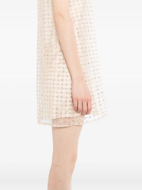 STAUD Aurielle mini dress - Neutrals