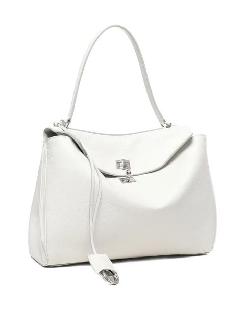 Balenciaga Rodeo leather shoulder bag - White