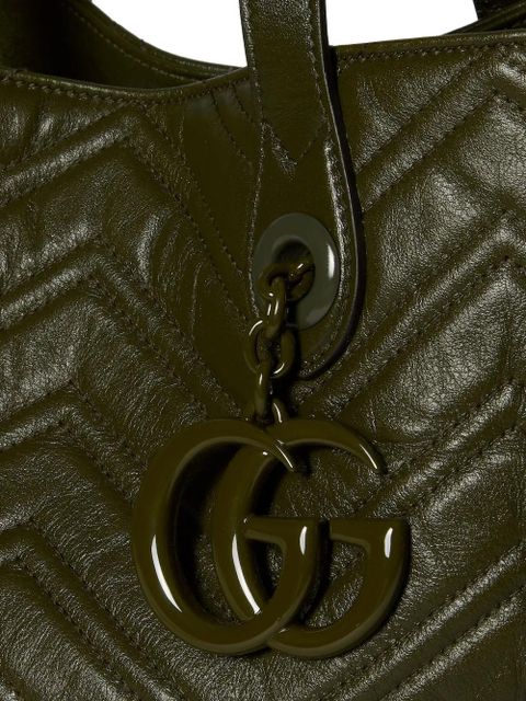 Gucci medium GG Marmont tote bag - Green