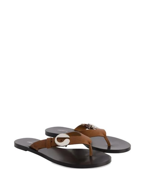 Coperni lizard-effect buckle sandals - Brown - zdjęcie produktu nr 2