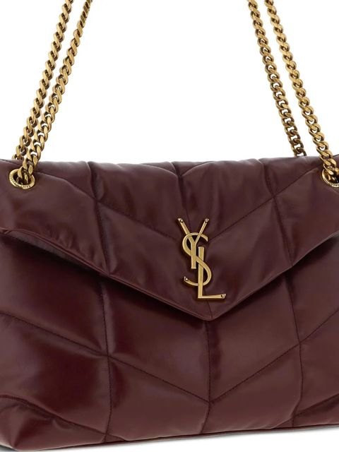 Saint Laurent medium puffer-design shoulder bag - Red