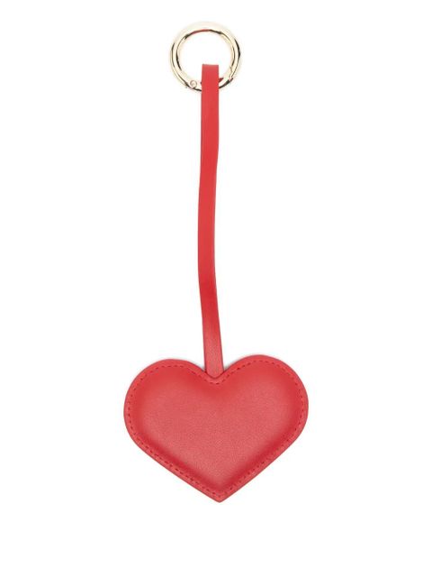 MC2 Saint Barth heart leather charm - Red - zdjęcie produktu nr 2