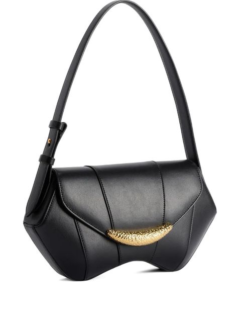 Giuseppe Zanotti curved-shape shoulder bag - Black - zdjęcie produktu nr 1