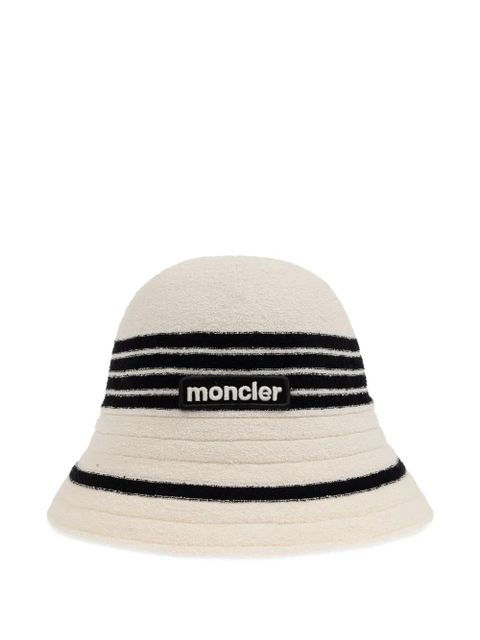 Moncler cotton-blend hat - White - zdjęcie produktu nr 1