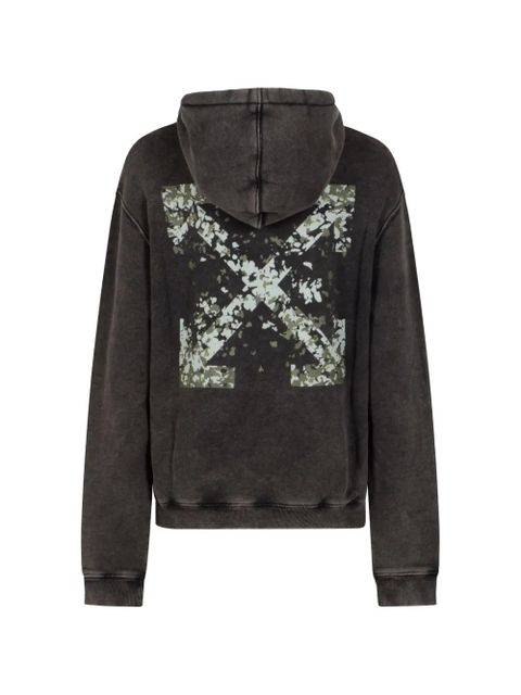 Off-White Arrows acid-wash hoodie - Grey - zdjęcie produktu nr 2