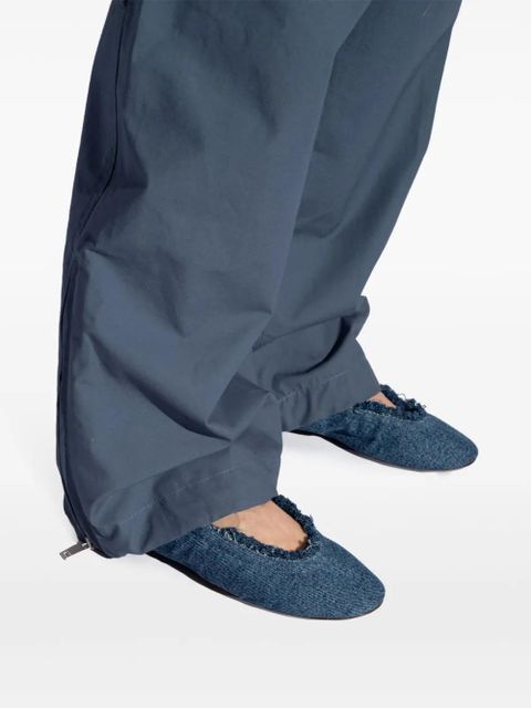 Lanvin denim ballerina shoes - Blue