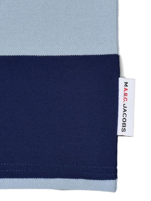 Marc Jacobs x A.P.CC striped polo top - Blue