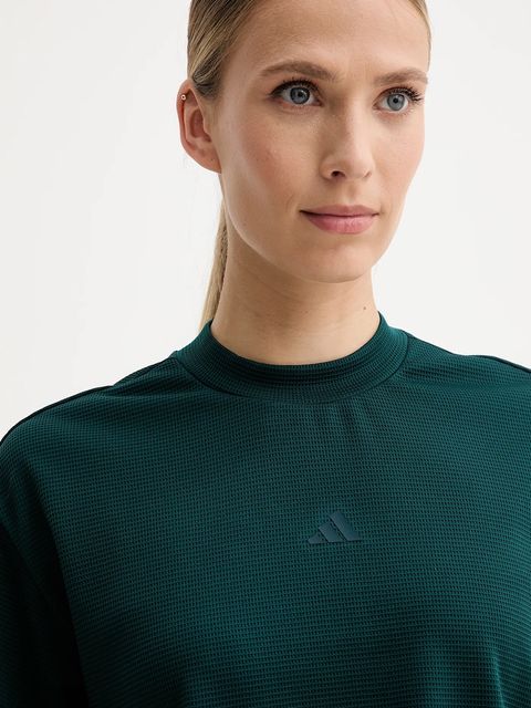 adidas Performance t-shirt treningowy Motion damski kolor zielony JM4475