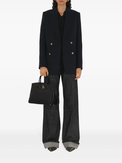 Burberry small Rocking Horse tote​ bag - Black - zdjęcie produktu nr 2