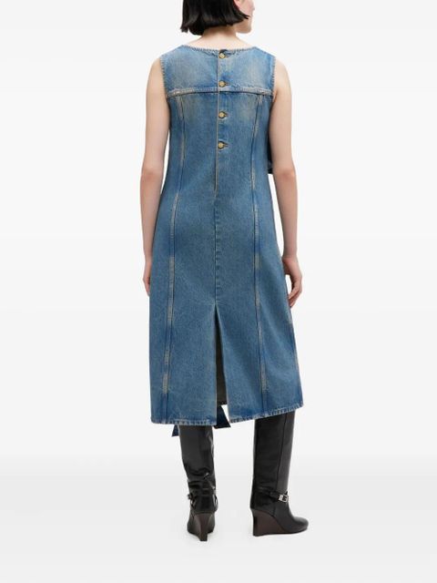 GANNI round-neck midi dress - Blue - zdjęcie produktu nr 2