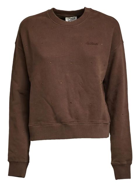 MC2 Saint Barth strass casey sweatshirt - Brown - zdjęcie produktu nr 1