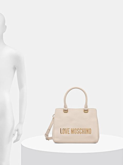 Love Moschino torebka kolor beżowy JC4022PP0NKD0110