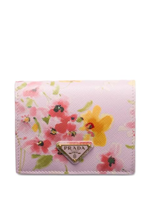 Prada floral-print wallet - Pink - zdjęcie produktu nr 1