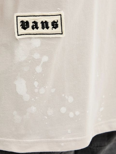 Vans t-shirt bawełniany damski kolor beżowy VN000PRKEN91