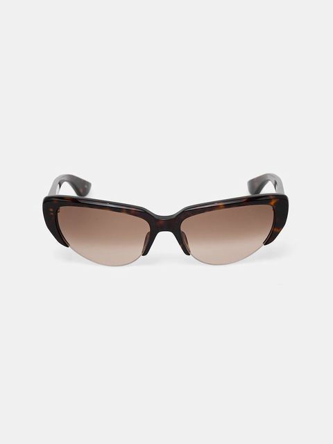 Alexander McQueen okulary przeciwsłoneczne damskie kolor brązowy AM0533S