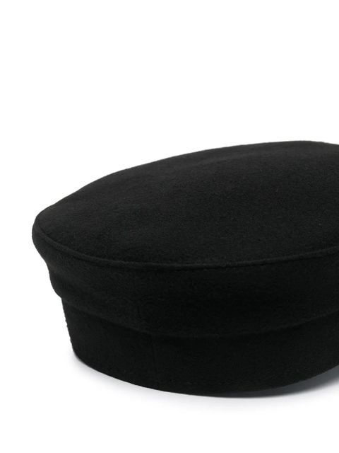 Ruslan Baginskiy chain-detail baker boy hat - Black - zdjęcie produktu nr 2