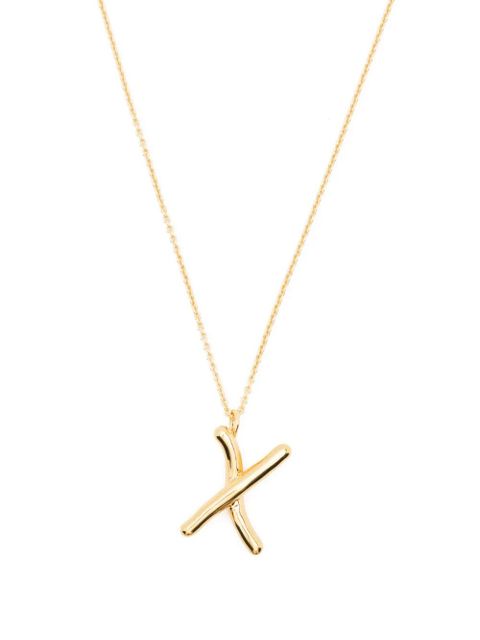 Missoma Curly Molten Initial necklace - Gold - zdjęcie produktu nr 1