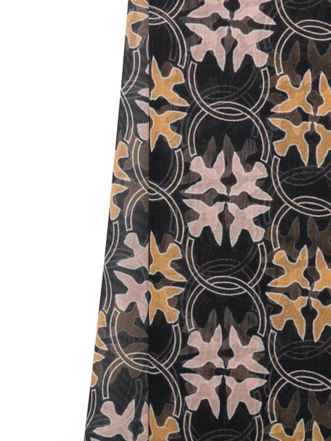 PINKO printed scarf - Black