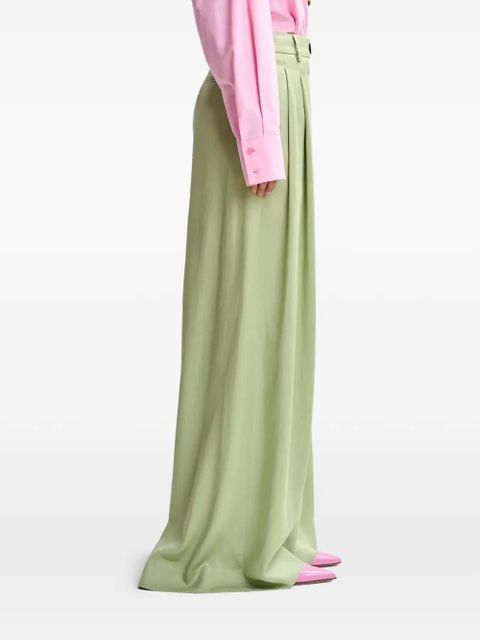 Essentiel Antwerp Justicia wide-leg trousers - Green