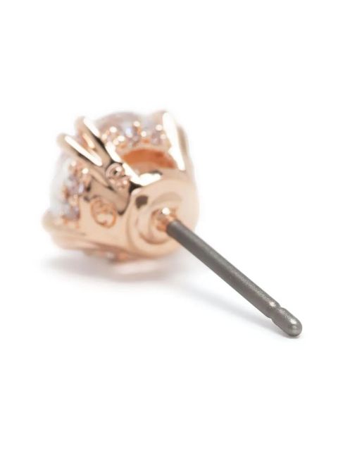 Swarovski Stilla stud earrings - White