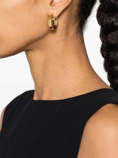 Gucci Blondie hoop earrings - Gold - zdjęcie produktu nr 2
