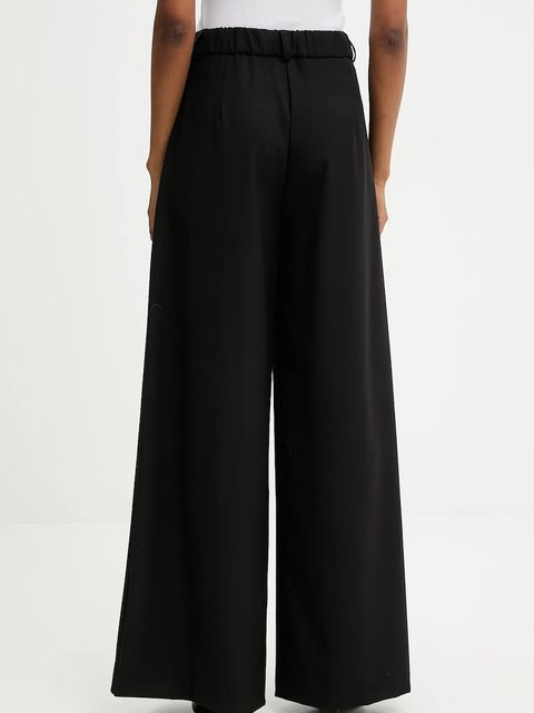 Answear.LAB spodnie damskie kolor czarny szerokie high waist