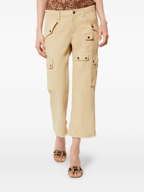 ISABEL MARANT Josefine flap-pockets trousers - Neutrals