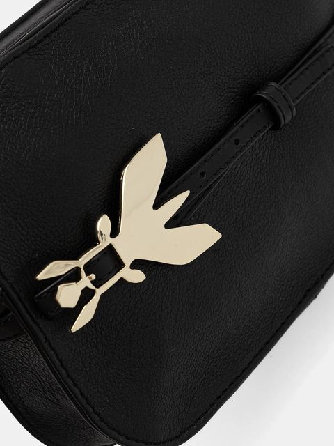 Patrizia Pepe torebka skórzana kolor czarny 8B0328 L162