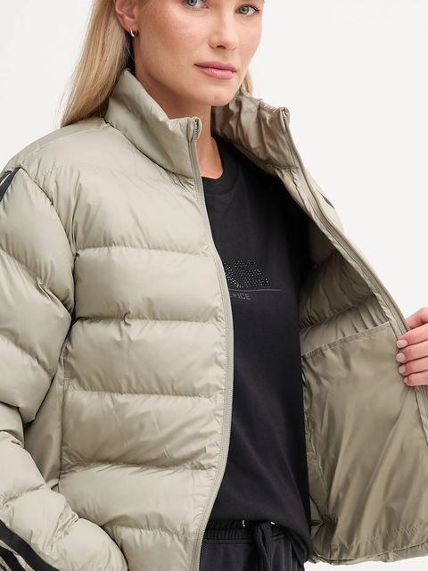 adidas kurtka Essentials Climawarm kolor zielony przejściowa JX7809