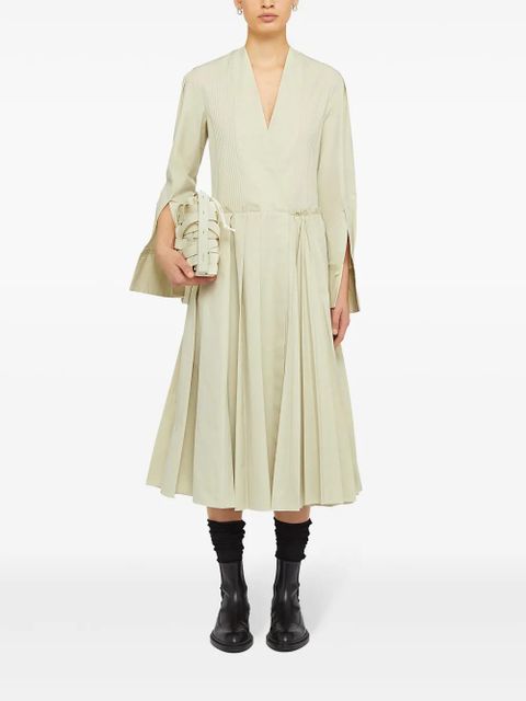 Jil Sander small woven leather bucket bag - White - zdjęcie produktu nr 2