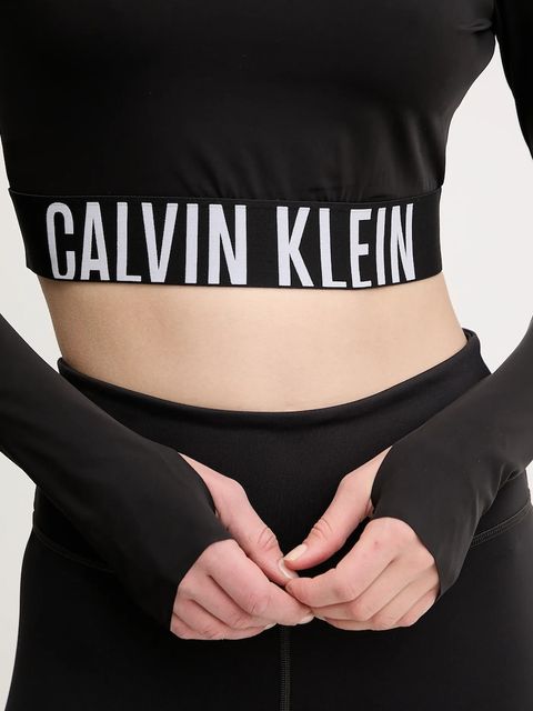 Calvin Klein Performance longsleeve treningowy kolor czarny LVGWF5K202