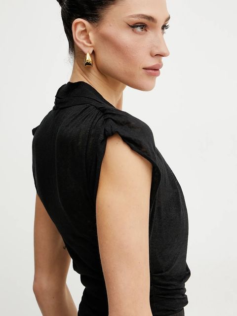 Pinko sukienka lniana