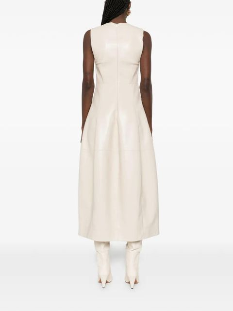 Nanushka crew-neck midi dress - Neutrals