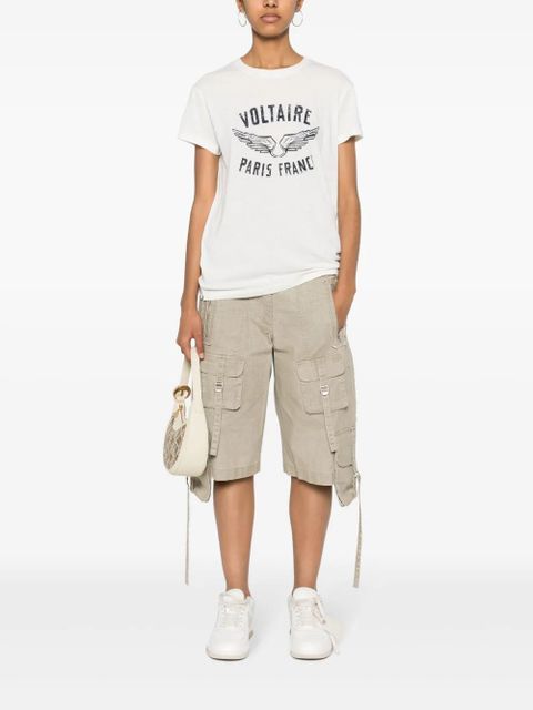 Zadig&Voltaire Walk Peace & Love T-shirt - White - zdjęcie produktu nr 2
