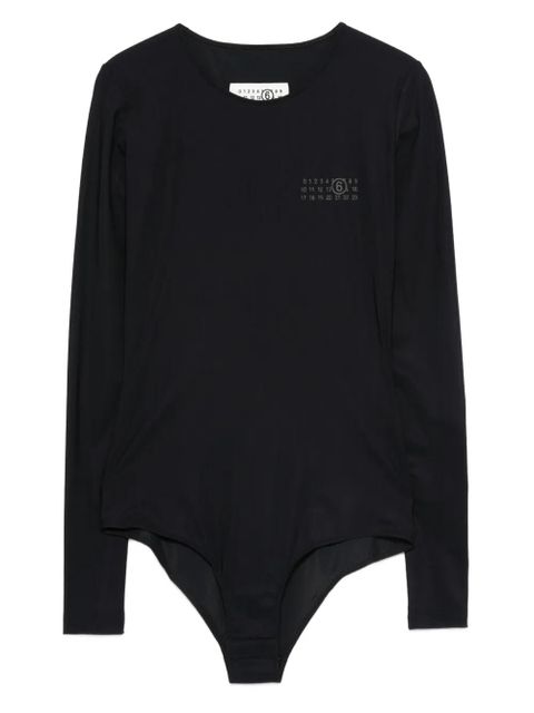 MM6 Maison Margiela long-sleeve bodysuit - Black - zdjęcie produktu nr 1