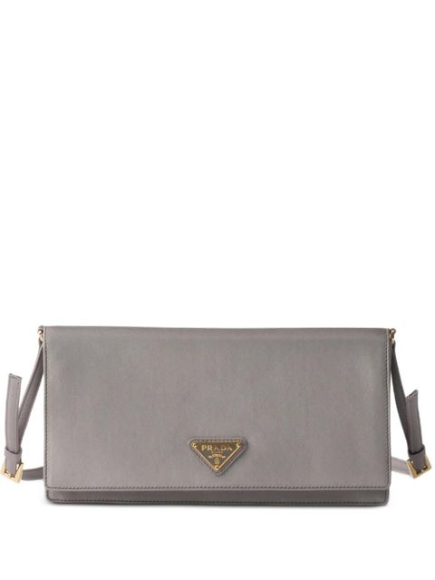 Prada mini satin shoulder bag - Grey - zdjęcie produktu nr 1