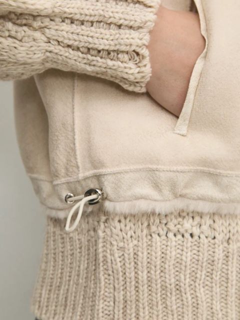 Answear.LAB bezrękawnik damski kolor beżowy przejściowy