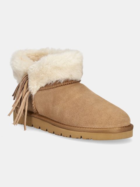 Answear.LAB śniegowce zamszowe kolor brązowy - zdjęcie produktu nr 1