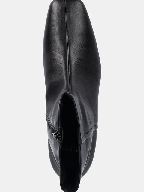 Vagabond Shoemakers botki skórzane MONA damskie kolor czarny na płaskim obcasie 5955-001-20