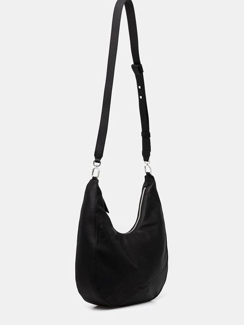 Marc O'Polo torebka skórzana kolor czarny 50812201101138 - zdjęcie produktu nr 2