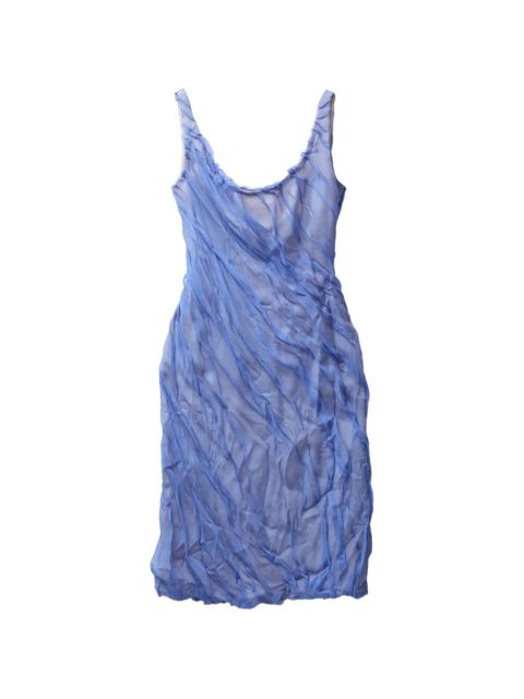 Versace pleated mini dress - Blue - zdjęcie produktu nr 1