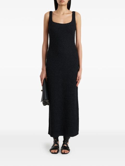 KHAITE midi sleeveless dress - Black - zdjęcie produktu nr 2