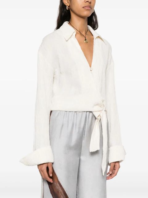 Nanushka Enola blouse - Neutrals
