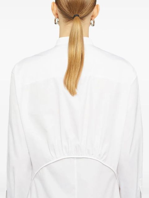Jil Sander cotton shirtdress - White - zdjęcie produktu nr 2