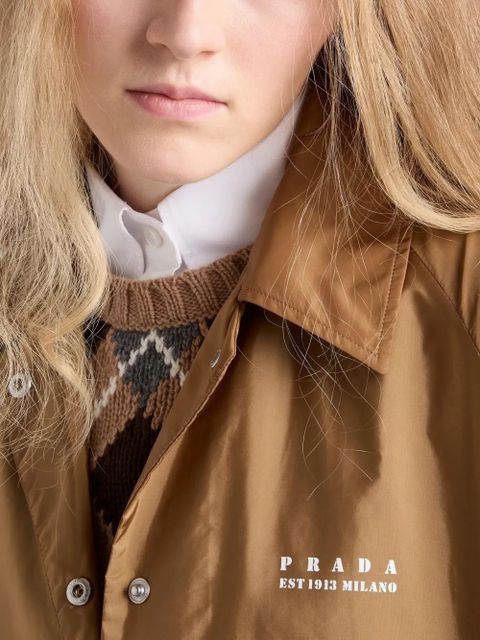 Prada Re-Nylon lightweight jacket - Brown