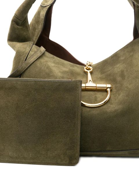Gucci Softbit horsebit-closure maxi tote bag - Green