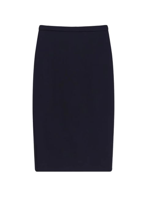 Max Mara high-waisted slit skirt - Blue - zdjęcie produktu nr 1