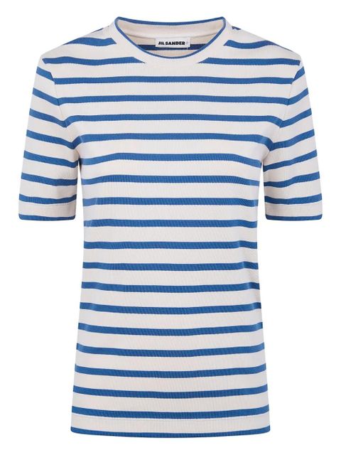Jil Sander striped T-shirt - Neutrals - zdjęcie produktu nr 1